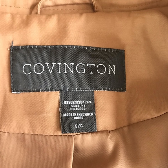 Covington tan trench coat - Picture 2 of 2